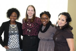 Jessica Kelly and Emory staff